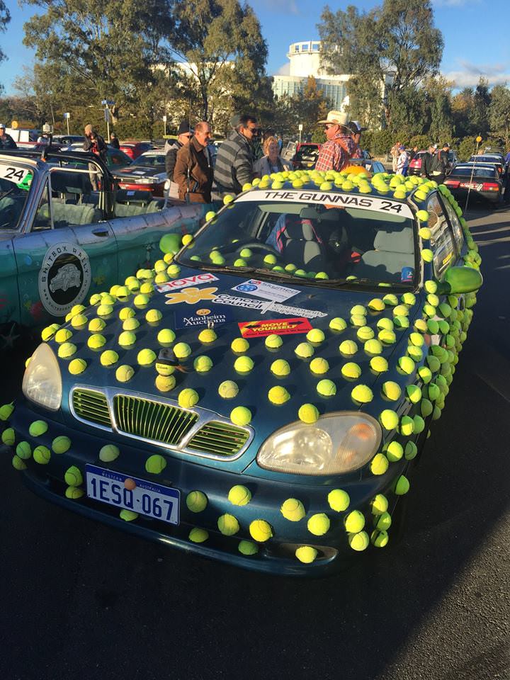 One of the many colourful vehicles at this year&rsquo;s SBR