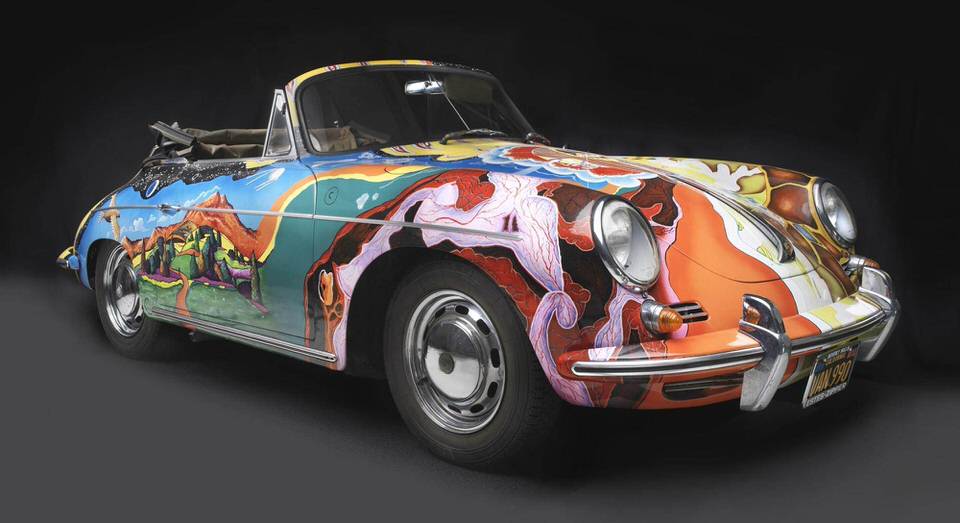 Janice Joplin&rsquo;s psychedelic 1964 Porsche 356SC cabriolet.