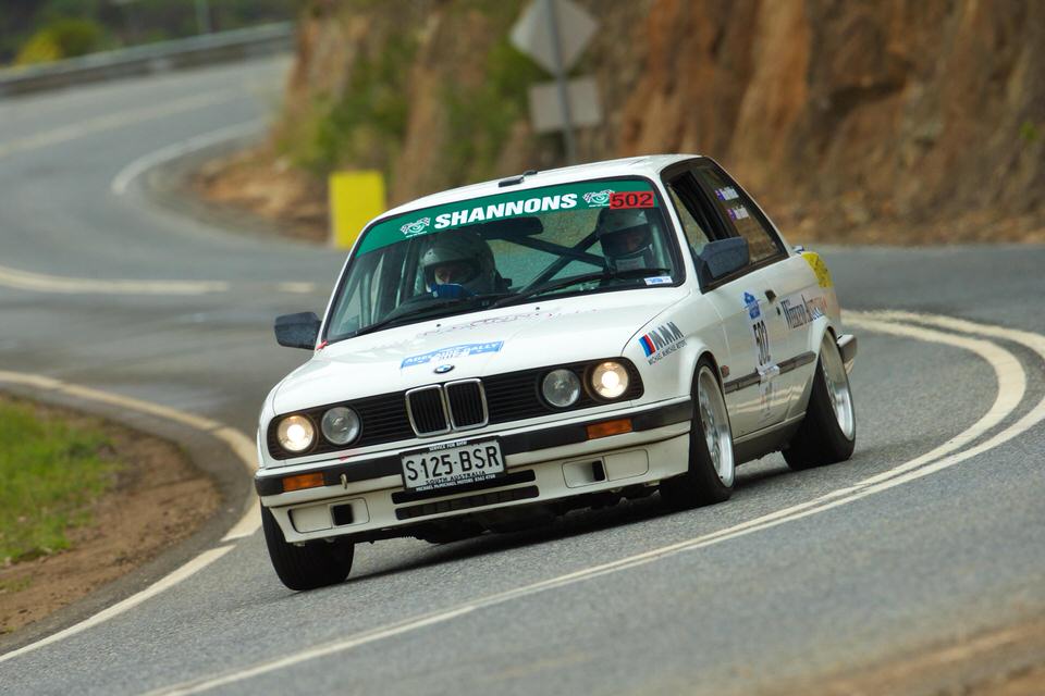 WART&rsquo;s BMW 502 hits the tarmac in South Australia.